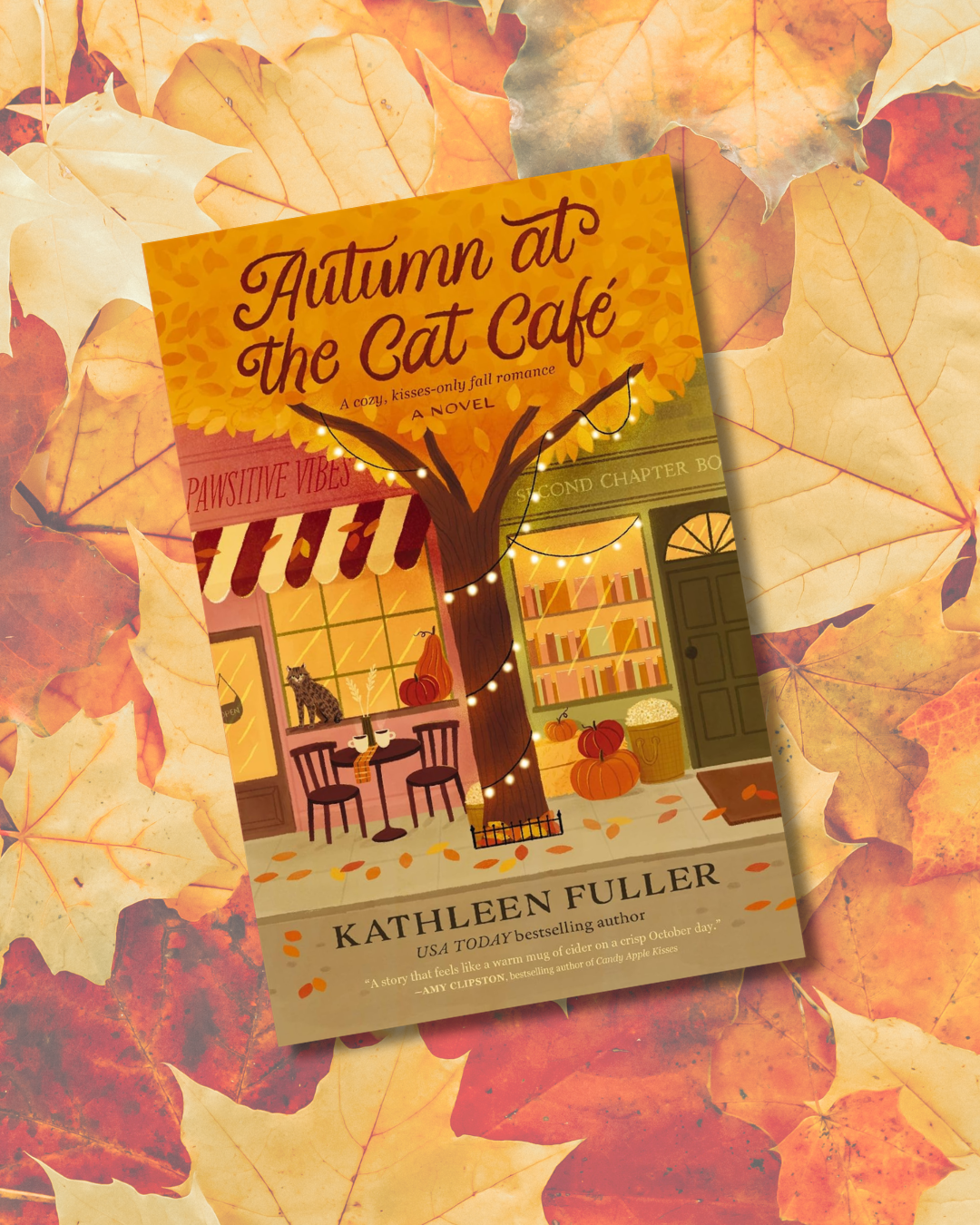 Autumn at the Cat Cafe by Kathleen Fuller ✝️