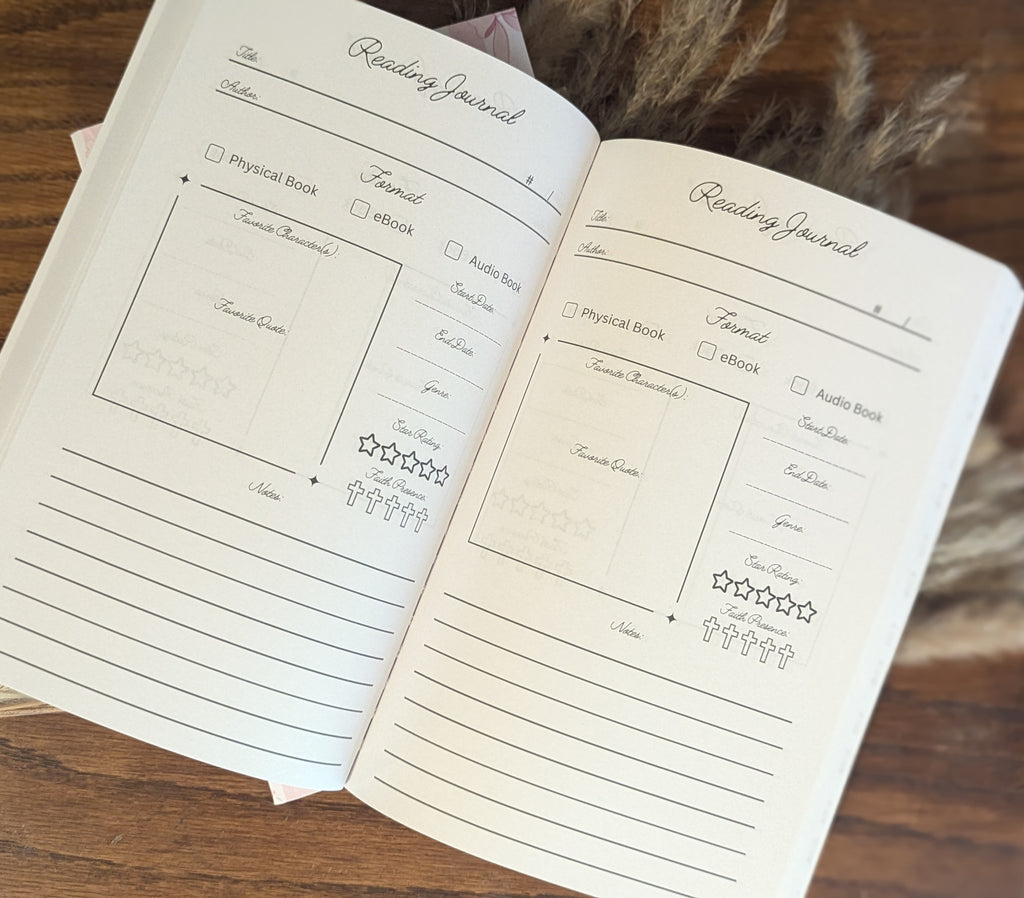 Jesus and Books Reading Journal